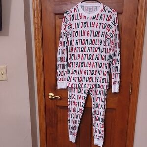 New Without Tag,Carter's Festive Jolly Holly Pajama Set